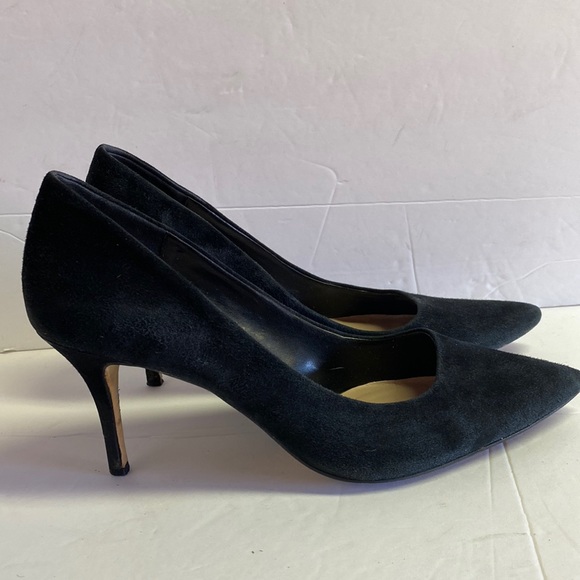 Escarpins SAM EDELMAN Femme - Orella - Pointe Fine, Talon 8 Cm, Daim Noir - Neuf Avec Boîte